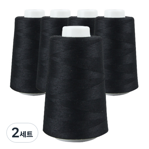 OWL 40수 2합 재봉사 5p, 블랙, 2세트