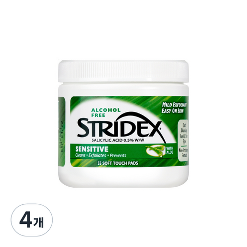 스트라이덱스 센시티브 필링 패드 55p, 180g, 4개