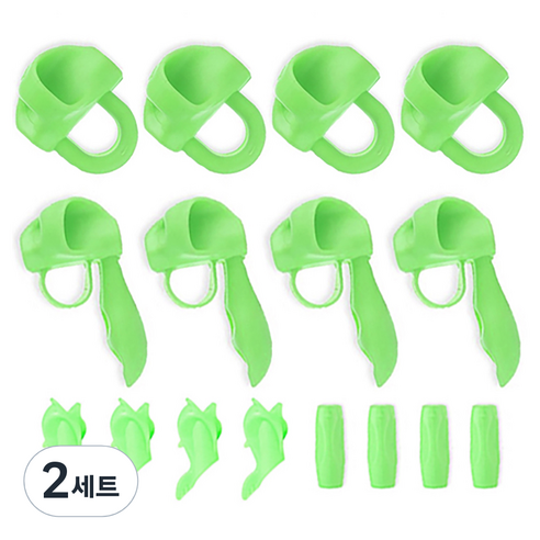 영아트 연필 글씨교정기 4종 16p, 그린, 2세트