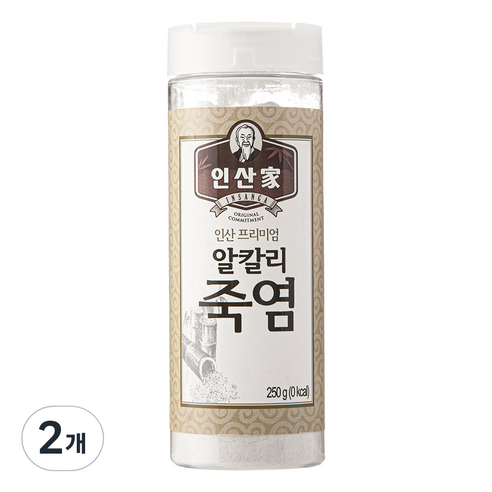인산가 프리미엄 분말 알칼리 죽염, 250g, 2개