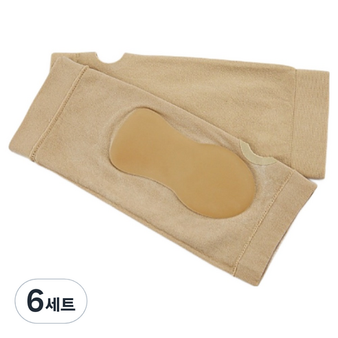 손목 보호 초슬림 올데이 장갑형 아대 양손착용 세트, 6세트