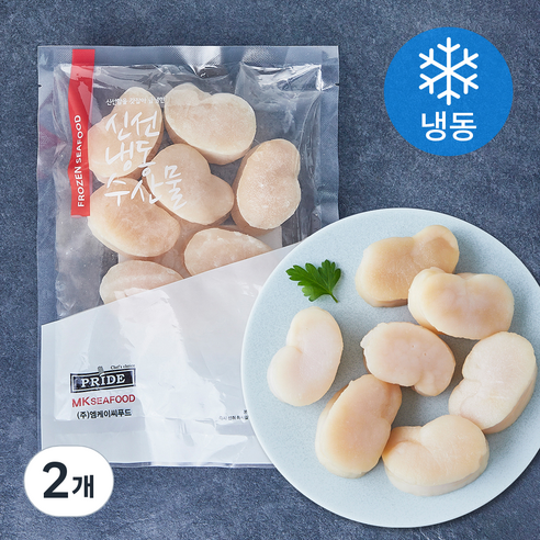 프라이드씨푸드 키조개 관자 6~8미 (냉동), 2개, 300g