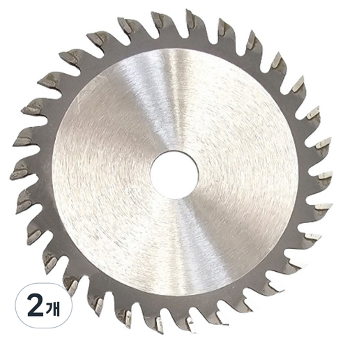 코스코메탈 목재용 당가루톱날 125mm x 30P x T 2.4mm x 15mm, 2개