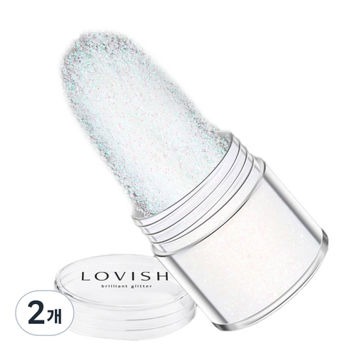러비쉬 프리미엄 네일 글리터 10g, LVS-027 문나이트, 2개