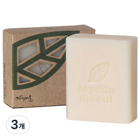 자연마을 콜라겐비누, 80g, 3개