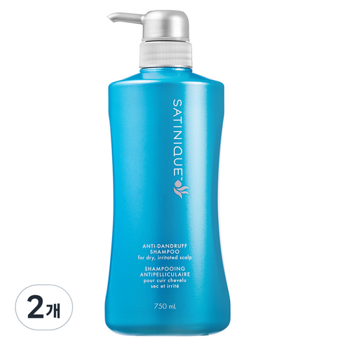 암웨이 새티니크 안티 댄드러프 샴푸, 750ml, 2개