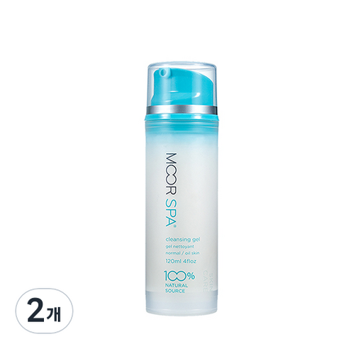 무어스파 클렌징 젤, 120ml, 2개