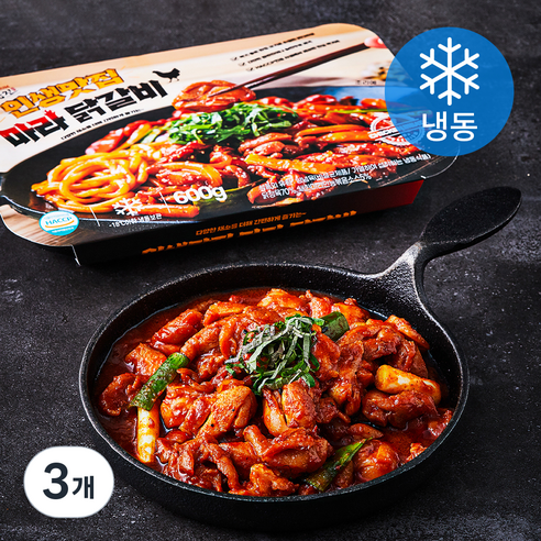 고급진 인생맛집 마라 닭갈비 (냉동), 600g, 3개