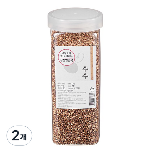 월드그린 싱싱영양통 수수쌀, 1kg, 2개