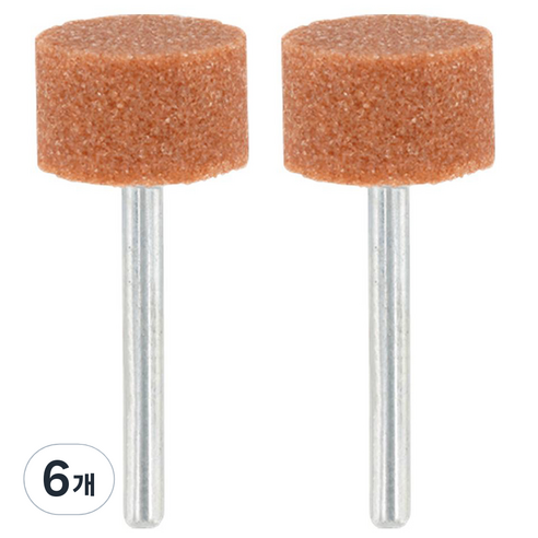 드레멜 산화알루미늄 연마석 15.9mm 8193 C5381876, 6개