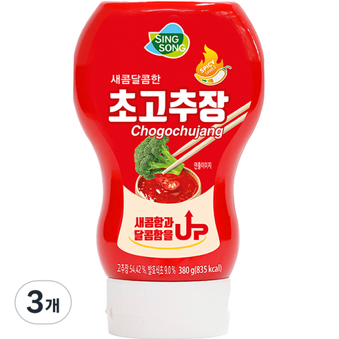 신송 새콤달콤한 초고추장, 380g, 3개