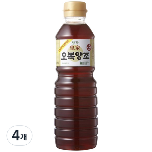 오복 황가 양조간장, 500ml, 4개