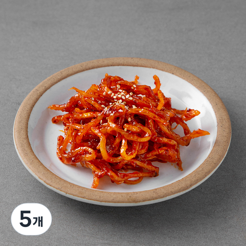 반찬천국 오징어 고추장진미채, 180g, 5개