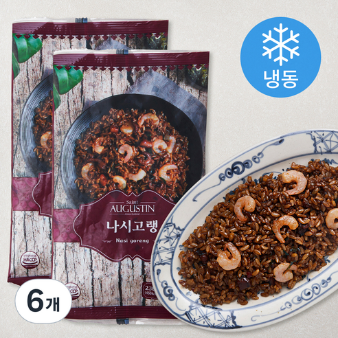 생어거스틴 나시고랭 볶음밥 (냉동), 230g, 6개