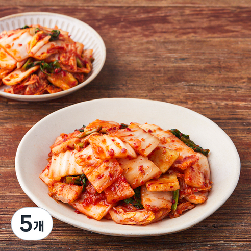 콕집어콕 콕 무맛김치, 1kg, 5개