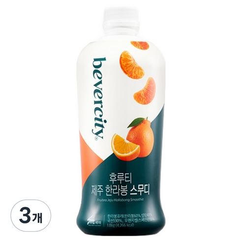 베버시티 세미 후루티 제주 한라봉 스무디, 1.8kg, 3개
