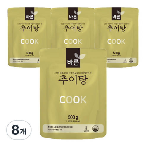 바른 추어탕, 500g, 8개