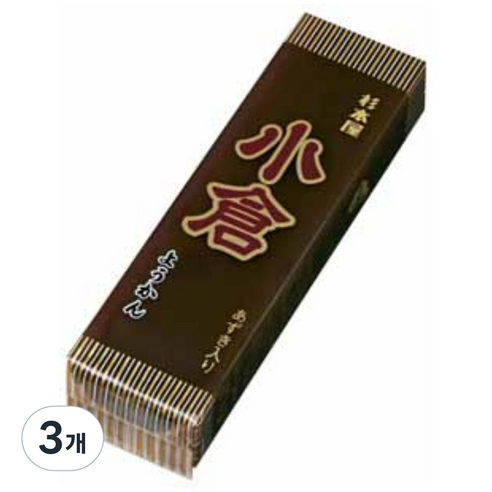 스기모토야 오구라 양갱, 400g, 3개