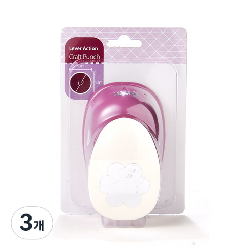 포코스 모양펀치 R-36, 꽃잎, 3개