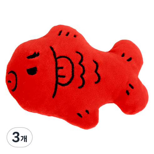 모찌타운 붕어빵 핫팩인형 10cm, 열붕이, 3개
