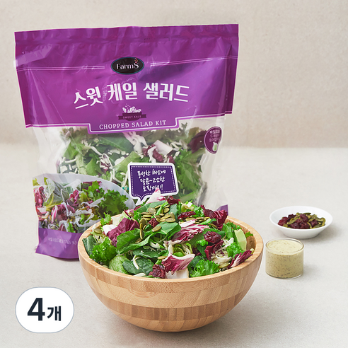 팜에이트 스윗 케일 샐러드, 4개, 340g