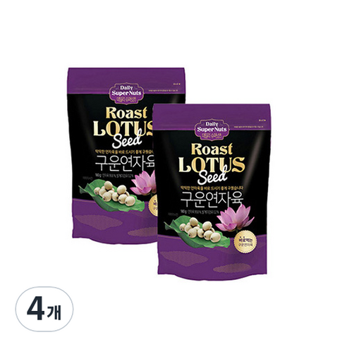 넛츠데이 구운 연자육, 180g, 4개