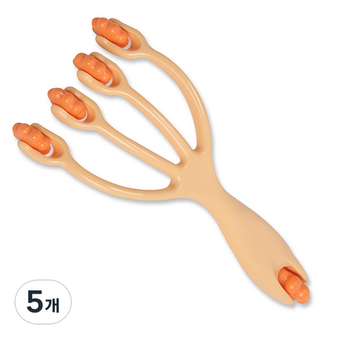 핑거 마사지롤러, 오렌지, 5개