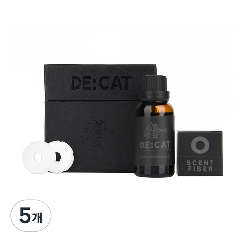디캣 차량용 방향제 헤스페리데스 리필 30ml, 5개