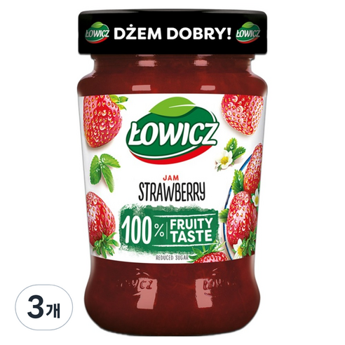 워비츠 딸기잼, 280g, 3개
