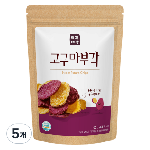 티각태각 고구마부각, 100g, 5개