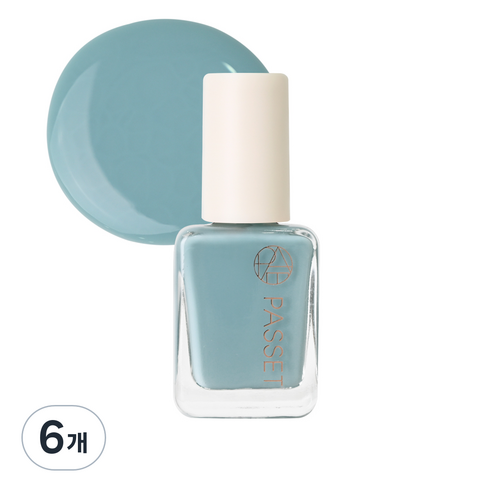 파셋 셀럽 네일컬러 폴리쉬 매니큐어 7ml, 37 민트소다, 6개