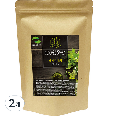 해밀생활건강 100일동안 돼지감자차, 1.2g, 2개, 30개입