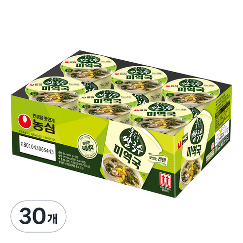 후루룩 쌀국수 미역국 74g, 30개