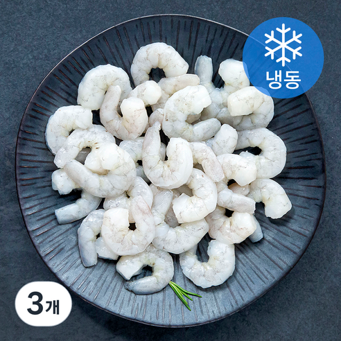사랑해어 흰다리 새우살 (냉동), 500g(40~55미), 3개