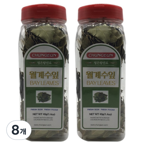 청은 월계수잎, 40g, 8개
