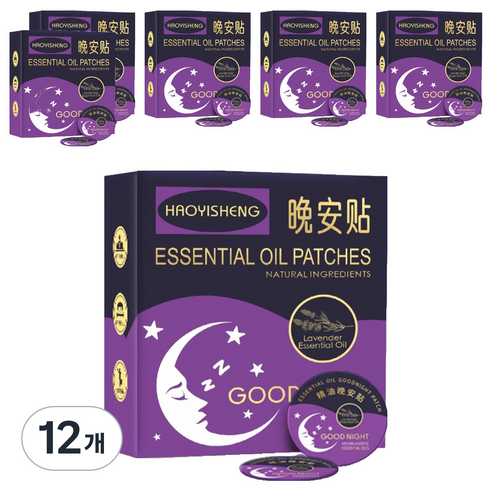 디자브 굿나잇 오일 수면 패치 7p, 12개