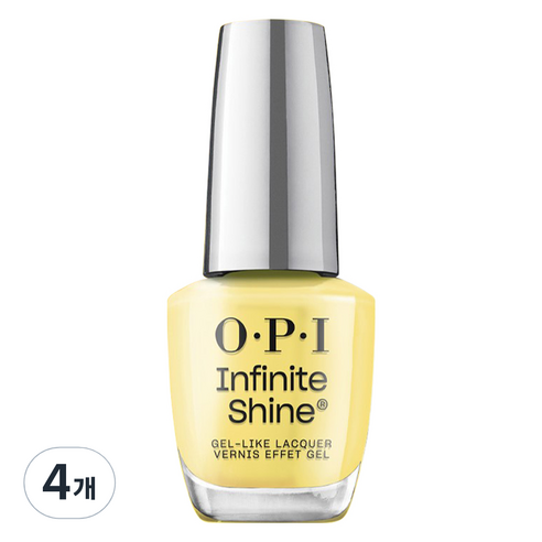 오피아이 인피니트 샤인 젤 라이크 매니큐어, ISL 113 It''s Always Stunny, 15ml, 4개