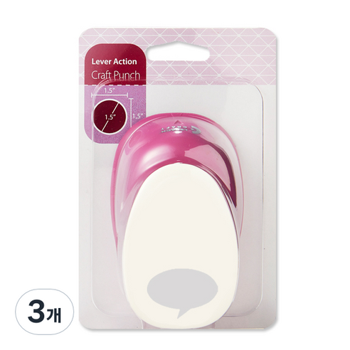 포코스 모양펀치 R-36, 말풍선, 3개