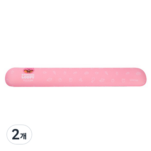 로이체 잔망루피 팜레스트 키보드 손목 받침대 ICNS-RKP-C-LP, 2개, 혼합색상