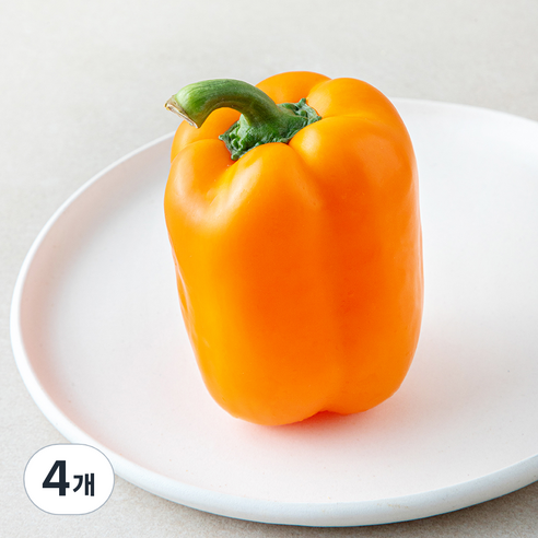 주황 파프리카, 120g, 4개, 1개입