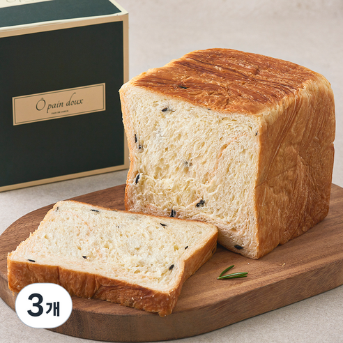데니쉬 식빵 올리브 치즈, 535g, 3개