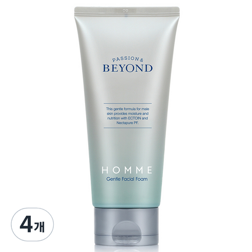 비욘드 옴므 젠틀 페이셜 폼, 150ml, 4개