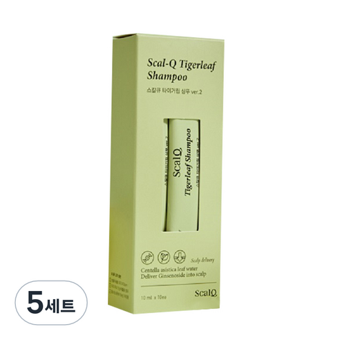 스칼큐 타이거립 버전투 여행용 스틱샴푸 10p, 100ml, 5세트