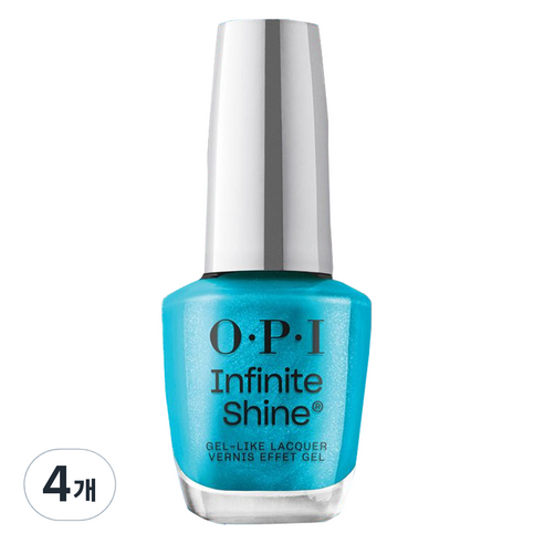 오피아이 메탈릭 메가 믹스 인피니트 샤인 젤 라이크 매니큐어, MillenniYUM, 15ml, 4개