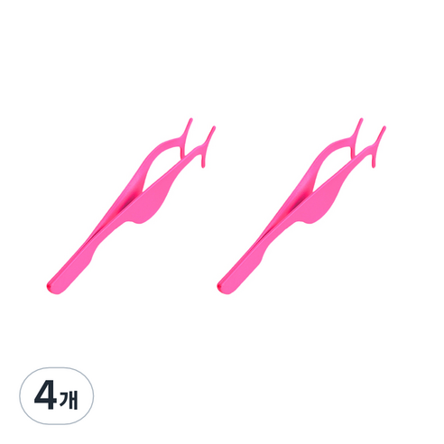 아파트32 마스카라 고정 속눈썹 집게, 랜덤발송, 4개