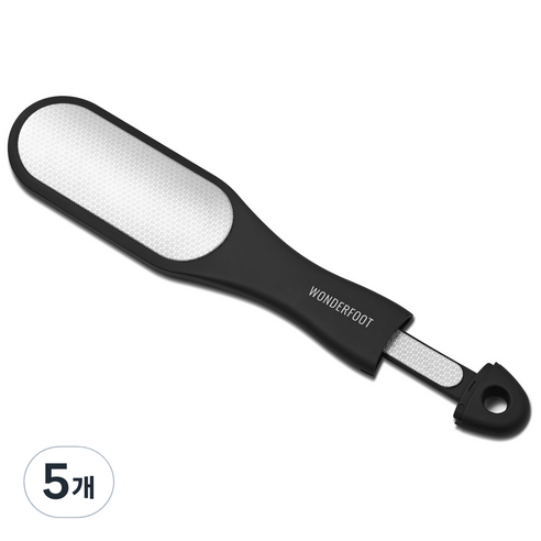 바디바 원더풋 프로페셔널 3in1 양면 발각질제거기, 5개, 1개입