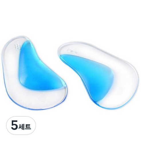 나음다름 발바닥 소프트 보호대 좌우세트 블루, 5세트