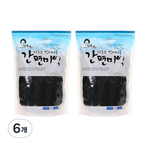 안옥남 자르고 씻어나온 간편미역, 300g, 6개