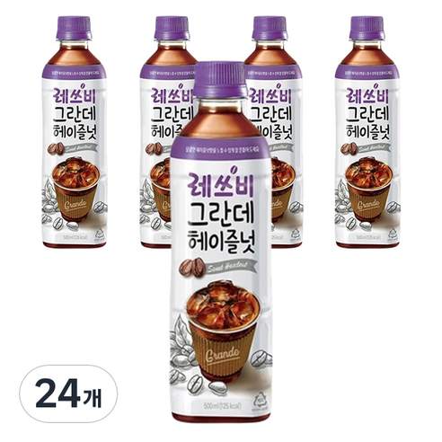 레쓰비 그란데 헤이즐넛, 500ml, 24개