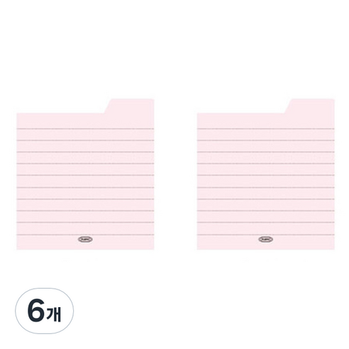 플레픽 모이스트 트레이싱 인덱스 메모지 M, 13 블라썸라인, 6개, 1개입